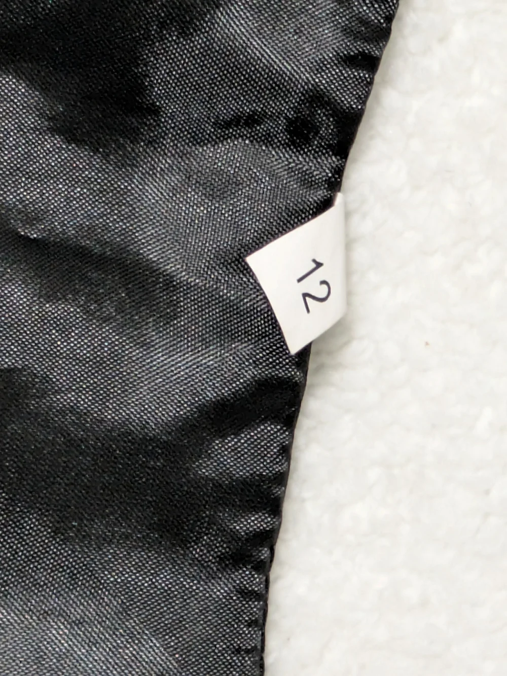 Boy's Youth Formal Satin Tuxedo Vest - Black - Size 12